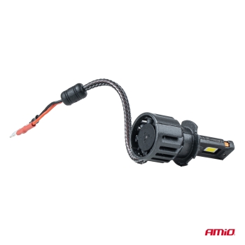 Amio H3 LED Headlight Full Canbus F25 Silver Series H3 LED 6000K Duobox